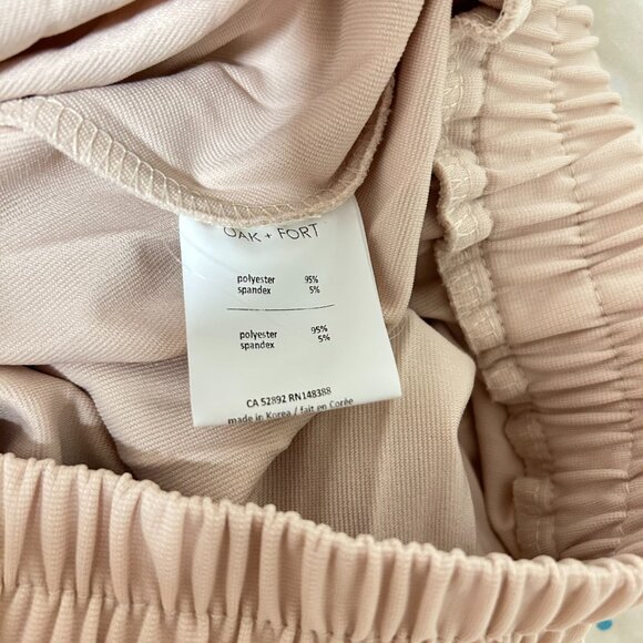 OAK + FORT Pleated Midi Skirt Pink - Picture 8 of 9